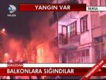 Balkonlara Sığındılar