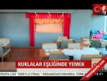 kukla tiyatrosu - Kuklalar eşliğinde yemek Videosu