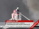 fabrika yangini - Fabrika yangınındaki soru işaretleri Videosu