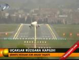 ispanya - Uçaklar rüzgara kapıldı! Videosu