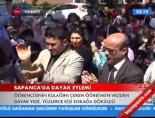 Sapanca'da Dayak Eylemi