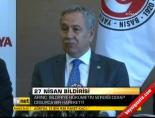 bulent arinc - 27 Nisan Bildirisi Videosu