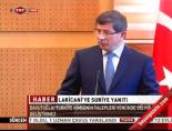 ahmet davutoglu - Laricani'ye Suriye yanıtı Videosu