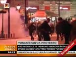 Yunanistan'da protesto online video izle
