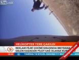 Helikopter yere çakıldı