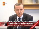 'Suriye Öncelikli Konumuz'