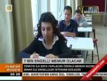 ozurlu memur secme sinavi - 7 bin engelli memur olacak Videosu