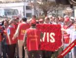 kazanci - DİSK Üyeleri Atatürk Anıtına Çelenk Bıraktı Videosu