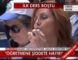'Öğretmene Şiddete Hayır!'