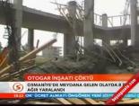 Otogar inşaatı çöktü