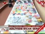 istanbul adliye sarayi - Adliyede bıçak sergisi! Videosu