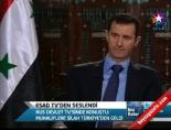 rus televizyonu - Esad, TV'den seslendi Videosu