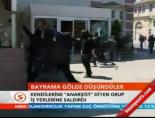 anarsist grup - Bayrama gölge düşürdüler Videosu