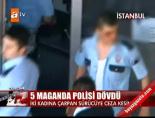 trafik polisi - 5 maganda polisi dövdü Videosu