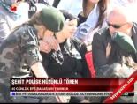 akin bayram - Şehit polise hüzünlü tören Videosu