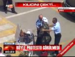 Böyle protesto görülmedi