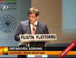 ahmet davutoglu - Davutoğlu 'Filistin devleti şart' Videosu