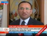 bekir bozdag - TSK'nın açıklaması Videosu