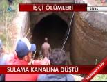 sulama kanali - Sulama Kanalına Düştü Videosu