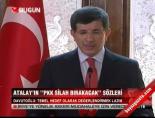 ahmet davutoglu - PKK silah bıkacak mı? Videosu