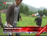 Trabzon'da heyelan