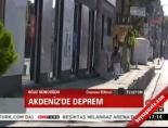 Akdeniz'de deprem