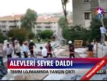 Alevleri seyre daldı