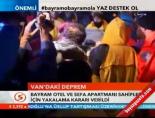 bayram otel - Van'daki deprem Videosu