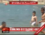 yaz mevsimi - Serinlemek isteyen denize koştu Videosu