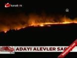 cunda adasi - Cunda'nın bağrı yandı Videosu