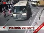 yolcu minibusu - Yaya yolunda minibüs dehşeti! Videosu