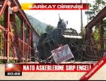 kosova - NATO askerlerine Sırp engeli Videosu