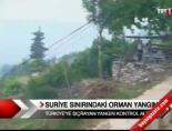 orman yangini - Suriye Sınırındaki Orman Yangını Videosu