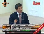ahmet davutoglu - CHP'nin gensoru önergesi Videosu
