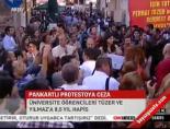 Pankartlı protestoya ceza