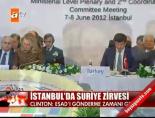 ahmet davutoglu - İstanbul'da Suriye zirvesi Videosu