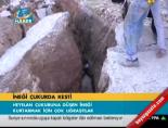 İneği çukurda kesti