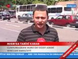 Mısır'da Tarihi Karar