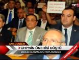 Chp'nin Önerisi Düştü