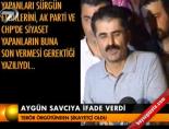 Aygün savcıya ifade verdi online video izle