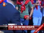 Eyüp Sultan'da asker uğurlaması online video izle