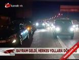 istanbul trafigi - Bayram geldi, herkes yollara döküldü Videosu