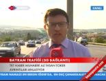 bayram tatili - Ankara Samsun yolunda trafik Videosu