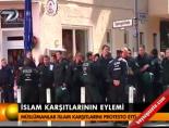 irkci gosteri - İslam karşıtlarının eylemi Videosu