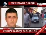 ak parti milletvekili - Vekilin kardeşi öldürüldü Videosu