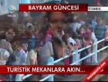 bayram tatili - Turistik mekanlara akın... Videosu