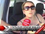 feribot iskelesi - Tatilciler dönüşe başladı Videosu