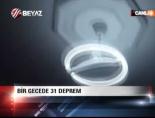 Bir gecede 31 deprem