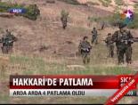 Hakkari'de Patlama