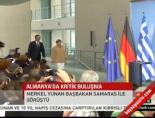 angela merkel - Almanya'da kritik buluşma Videosu